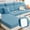 Blue, variant on Sofa Covers Sectional Couch Covers:Washable Stretch Sofa Slipcovers,Wear-Resistant Universal Couch Cushion Replacement,3D Jacquard Velvet Magic Sofa Covers (Green, Large Triple Seat Cover)