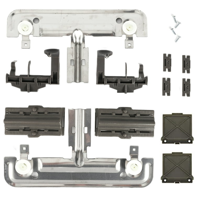 Whirlpool dishwasher rack adjustment replacement kit install video