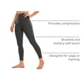 thumbnail image 4 of Pantalones Leggings CRZ YOGA Cintura Alta 64 cm Compresión Gris Tinta XS, 4 of 4
