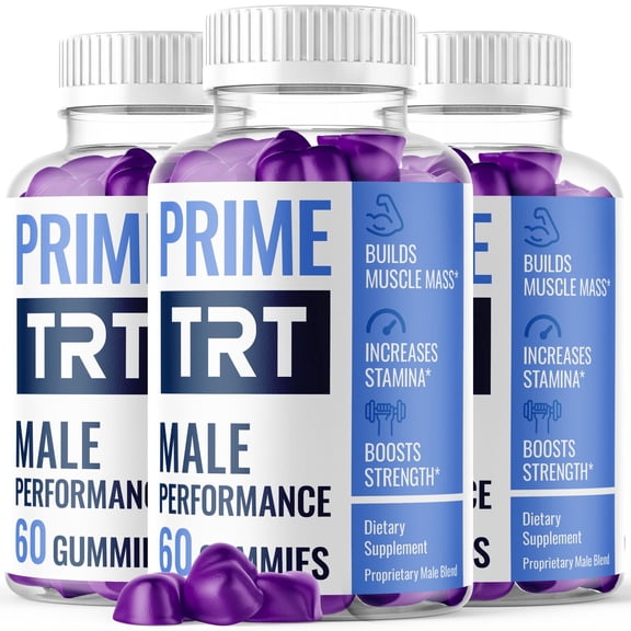 Prime TRT Gummies Advanced Formula All Natural Vitamin Supplement PrimeTRT 180 Gummies