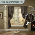 thumbnail image 2 of Park Designs Black Sturbridge Unlined Panel Pair 72x63, 2 of 6
