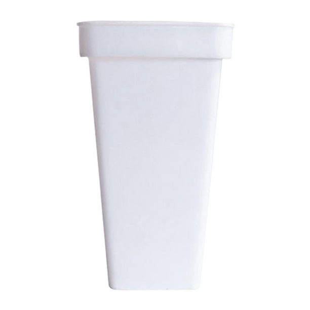 Cubo de flores de plástico, florero cuadrado, soporte de flores, accesorio moderno para decoración de habitación DIY, cubo de flores multifuncional Talla S