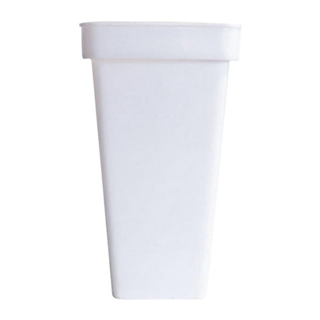 veasfak PP Flower Bucket for Cut Flowers Flower Container Decorative Versatile for Hotel White Size S