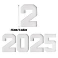 thumbnail image 4 of Class of 2025 Number Charcuterie Box - 4PC Paper Graduation Party Decorations, 10" Food Display Trays for 2025 Grad Party Table Centerpieces, 4 of 6