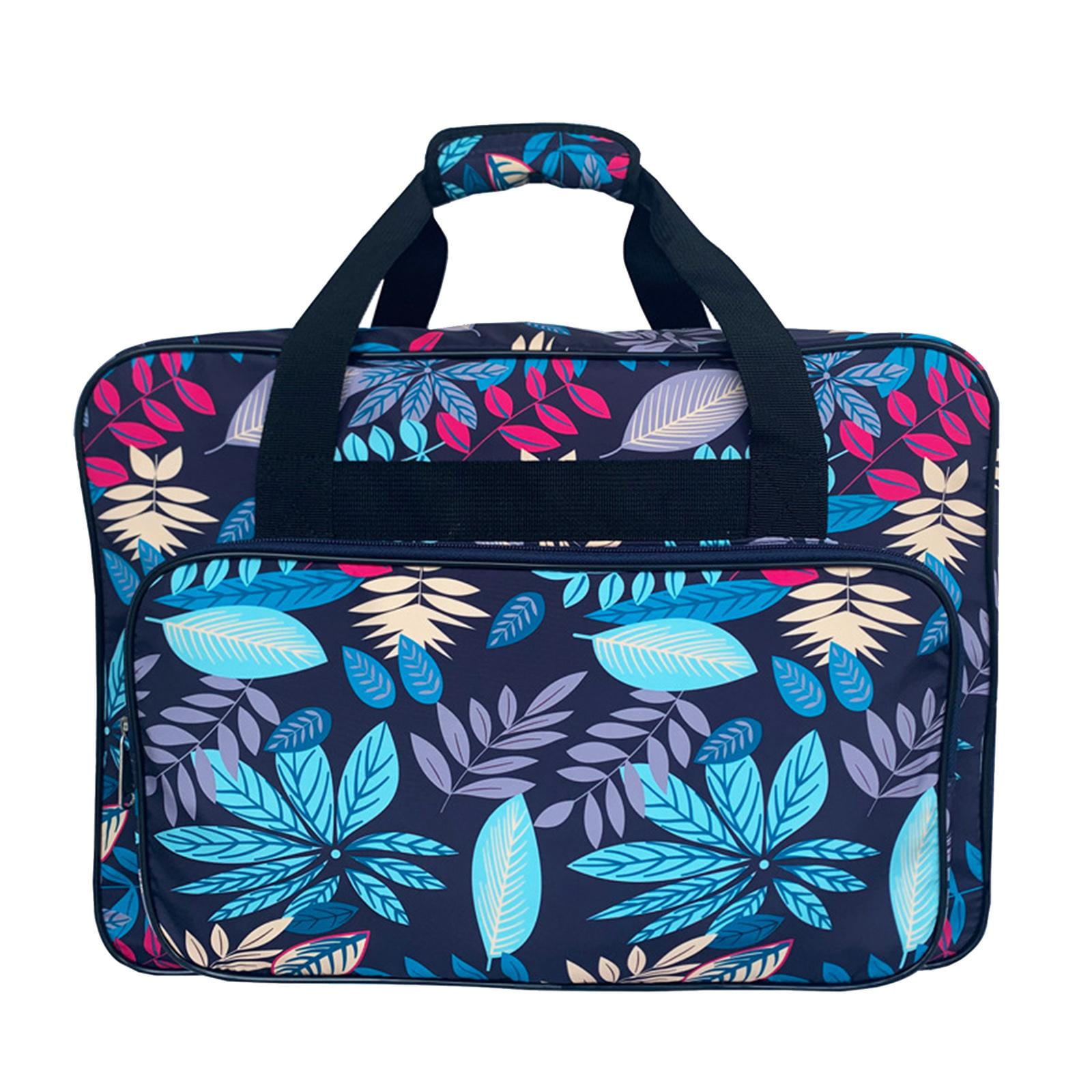 Sewing Machine Carrying Case Carry Tote/Bag Large Capacity Nylon Storage Bags Most Standard Machine, Sew Accessories Tools Organizer - Dark Blue