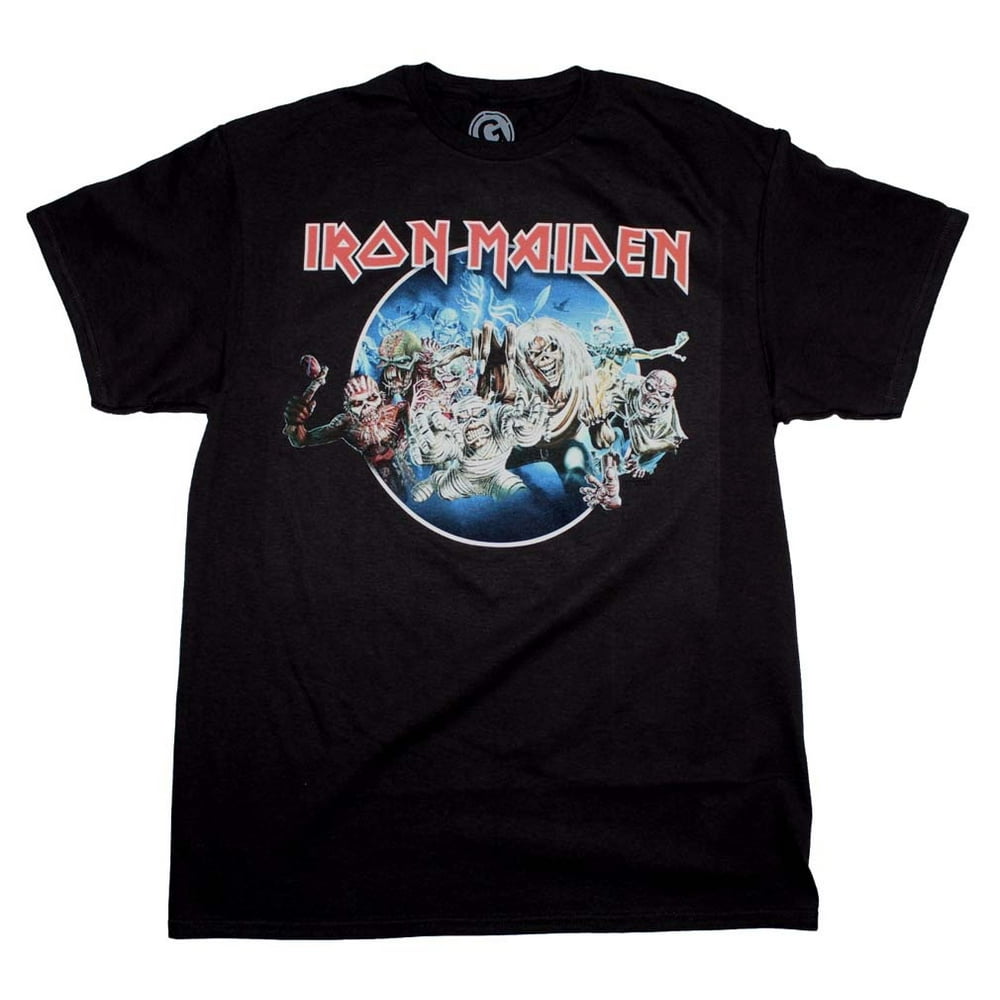 Iron Maiden - Iron Maiden Wasted Years Circle T-Shirt - Walmart.com ...