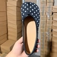 thumbnail image 5 of EaseDay Women's Flat Shoes Comfortable Slip On Ballet Flats Split Toe Style Lightweight Casual Fashion Shoes for Women Office Travel and Everyday Use, 5 of 9