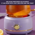thumbnail image 4 of Multi Functional Electric Health Kettle 1.8L with Temperature Control, Borosilicate Glass Tea Boiler Keep Warm for Tea Coffee Milk Water, Fast Heating Hot Water Dispenser for Home Office Dorm, 4 of 7