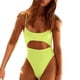 thumbnail image 1 of Gibobby Trajes de Baño para Mujer Traje de baño CaimJumpsuit sin mangas con hebilla y correa ajustable hueca para mujer(A,M), 1 of 4