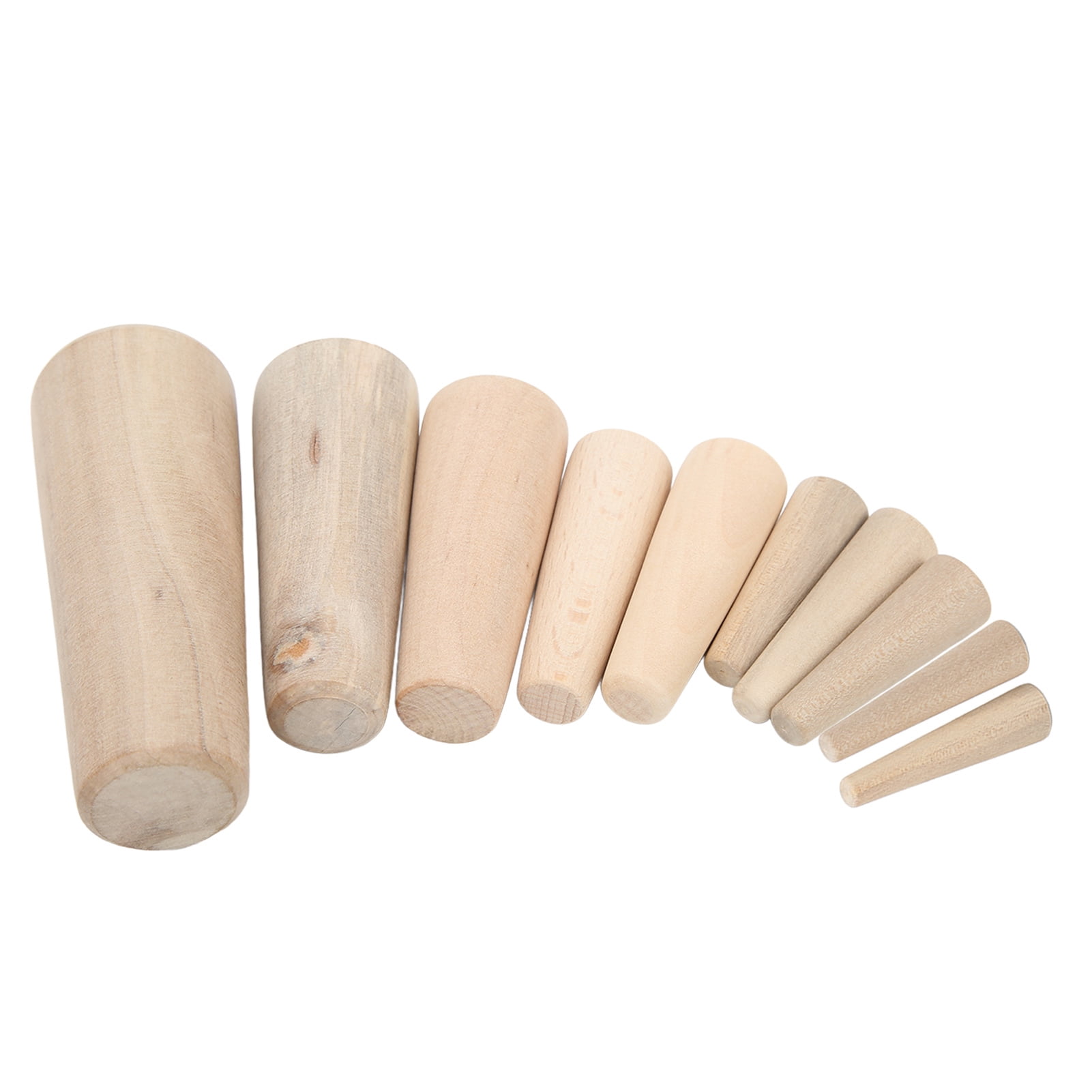 Fyydes Boat Soft Wood Plugs,10pcs Marine Tapered Thru Hull Emergency