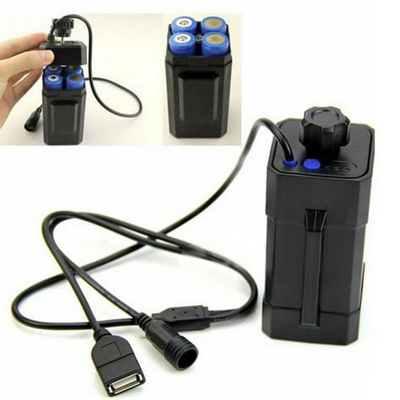 Mefallenssiah Practical Bicycle Bike Led Light Battery Case Box 8.4V 4X18650