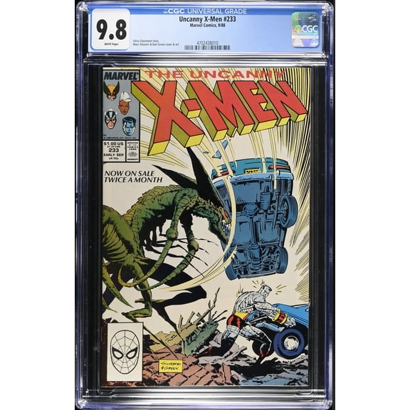 Uncanny X-Men #233 - CGC 9.8 Comic Book