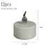 thumbnail image 2 of Velas de té sin llama que funcionan con pilas: vela votiva eléctrica parpadeante LED, paquete de 12, realista y brillante para celebraciones de temporada y festivas y regalos navideños, lámpara larga, 2 of 6