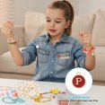 thumbnail image 4 of Uxcell Letter Charm P, 60Pcs Double Sided Alphabet Initial Charm Pendants Beads Red, 4 of 6