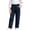 Navy, variant on Boys Dress Pants with Pockets Elastic Waist Casual Straight Leg Regular Fit Kids Chino Pants School Uniforms Blue 6-14