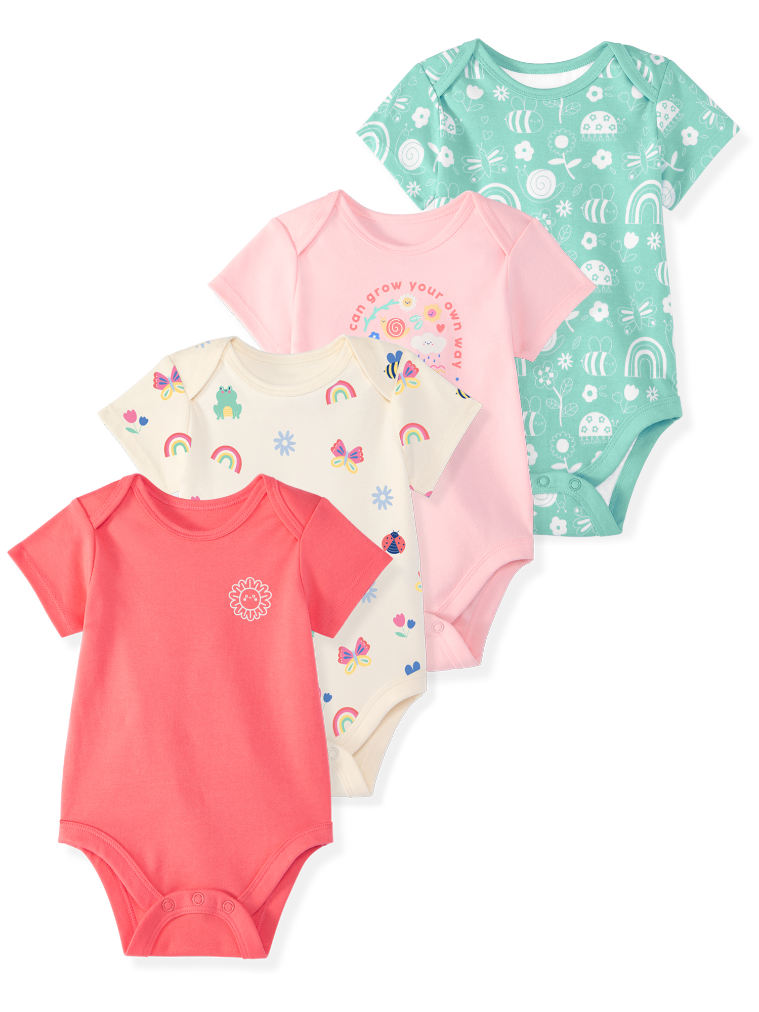 Garanimals Baby Cotton Short Sleeve Bodysuits photo 1