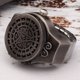 thumbnail image 4 of Reloj de dedo ANGGREK Cuarzo vintage rojo Negro Masculino, 4 of 8
