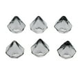 thumbnail image 4 of Esquirla 6 Pcs Clear Glass Bottle Charm Pendant DIY Craft Jewelry Making Gray, 4 of 7