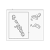 Genuine OE Mazda Lock Set - FF63-09-010