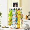 thumbnail image 3 of Rack Chip Rack with Top Writing Pad Creative 360 Rotating 5 Tiers 40 Clips Wood Chip Display Stand for Snack Candy, 3 of 7