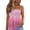 Light pink, variant on Smocked Tube Top for Women, Strapless Bold Floral Print Camisole - Summer Stretchy Empire Waist Tunic Blouse Black XL