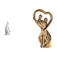 thumbnail image 1 of Figura decorativa de pareja de pingüinos, pieza de colección, adorno artesanal, estatua de resina, recuerdo, regalo para enamorados, ideal para inaugu, 1 of 8
