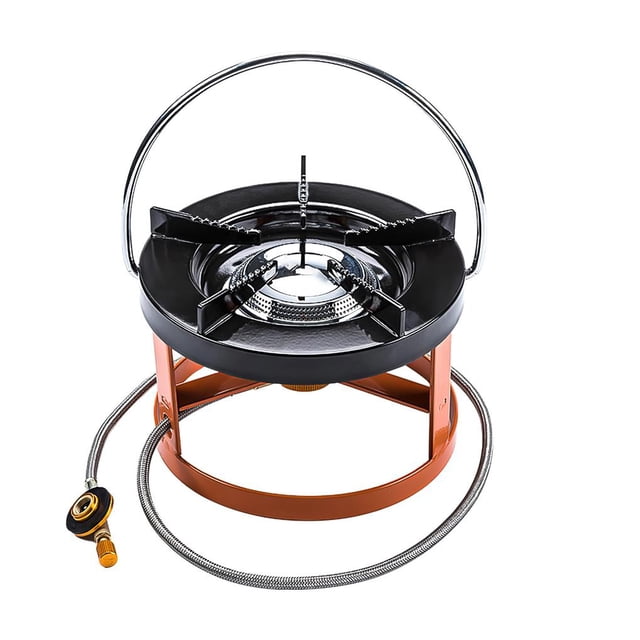 Gas Para Acampar Fácil De Usar Ahorro De Energía Estufa Dividida De Mano Estufa De Camping Ajustable Con Estructura Sólida Para Picnic Al Aire Libre Senderismo Guardurnaity OD004340-00