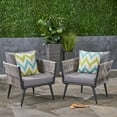 thumbnail image 6 of Webber Outdoor Wicker Club Chairs, Set of 2, Ligh Gray and Dark Gray, 6 of 6