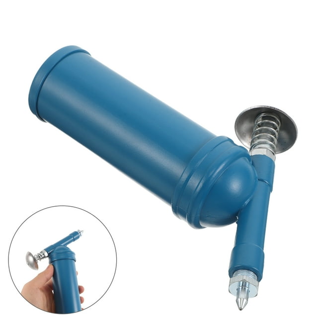 Phenofice 1Set Grease Fitting Tool with Precision Pressure Control Alloy Blue for Tight Spaces and Factory Maintenance