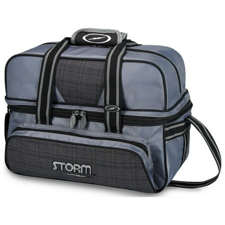 Storm 2 Ball Deluxe Tote Bowling Bag, Charcoal