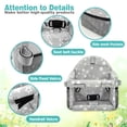 thumbnail image 2 of Baby Shopping Cart Cover 2 in 1 High Chair Cover with Clear Phone Pouch Thick Padded Machine Washable Reversible Pattern for Infant Toddler, 2 of 8