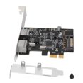 thumbnail image 1 of Tarjeta de expansión PCIE de doble puerto PS2, interfaz de alimentación SATA, Plug and Play, tarjeta de expansión de puerto de ratón y teclado PS2, 1 of 14
