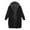 Black, variant on Women's Soft Hooded Full Zip Long Sleeve Outerwear Cozy Winter Jacket for Everyday Comfort and Warmth