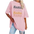 thumbnail image 1 of Pompotops Mode Femmes Blouse Boutonnée Patchwork Manches Courtes T-Shirt Tops d'Été Liquidation, 1 of 5