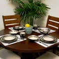 thumbnail image 2 of Gibson Lewisville 16Piece Dinnerware Set - Gray, 2 of 5