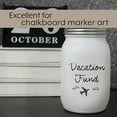thumbnail image 4 of Darware Farmhouse White Mason Jars (Set of 2); Home Decor and Storage Wide Mouth Decorative Mason Jars, White-Painted, 4 of 8