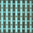 thumbnail image 1 of Ahgly Company Indoor Square Abstract Light Blue Contemporary Area Rugs, 3' Square, 1 of 4