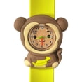 thumbnail image 4 of Reloj para niños, reloj de raqueta de dibujos animados, reloj electrónico de silicona para estudiantes de primaria y jardín de infantes, anillo de presión, página de cerdo de dibujos animados, 4 of 5