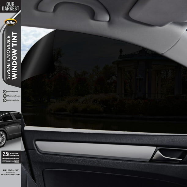 Gila Extreme Limo Black 2 5 Vlt Automotive Window Tint Diy Glare Control Uv Blocking 24in X 78in 2ft X 6 5ft Walmart Com