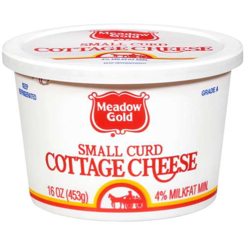 Meadow Gold Small Curd Cottage Cheese 16 Oz Walmart Com