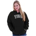 thumbnail image 3 of Funny Sleep Varsity Athlete Yawn Joke Hoodie Sweatshirt Women Men Brisco Brands S, 3 of 6