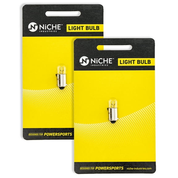Niche 17A Speedometer Light Bulb for Yamaha DT125 Motorcycle 2 Pack 519-CBL2272B