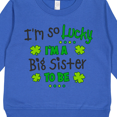 thumbnail image 3 of Inktastic I'm So Lucky I'm a Big Sister to Be Toddler Sweatshirt, 3 of 4