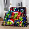 thumbnail image 3 of Manta de franela rectangular, manta de Navidad, manta usable de franela, manta de tiro única para sofá cama, regalos de navidad, 3 of 4