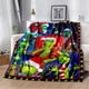 thumbnail image 3 of Manta de franela rectangular, manta de Navidad, manta usable de franela, manta de tiro única para sofá cama, regalos de navidad, 3 of 4