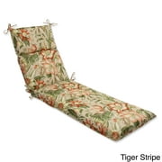 Pillow Perfect 538631 Botanical Glow Tiger Stripe Chaise Lounge Cushion