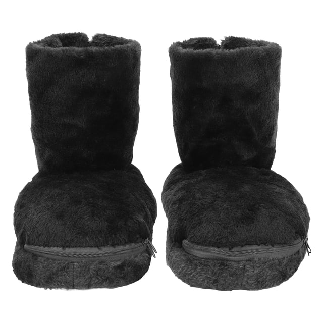 USB Heating Shoes, Heating Foot Warmer Shoes Comfortable Wear Avoid Slip For Winter Brown,Black