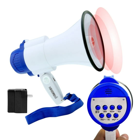 5 Core 8R-USB-WB 800 Yards Range Rechargeable Megaphone