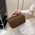 thumbnail image 1 of Bolsa de cosméticos con forma de almohada de PU de estilo coreano, bolsa de almacenamiento de cosméticos portátil para mujer, bolsa de viaje de gran capacidad, bolsa de almacenamiento para artículos, 1 of 4