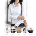 thumbnail image 1 of AMERTEER Chemise Slim à Manches Longues pour Femmes, Blouse Formelle, Salopette de Bureau Slim, 1 of 7